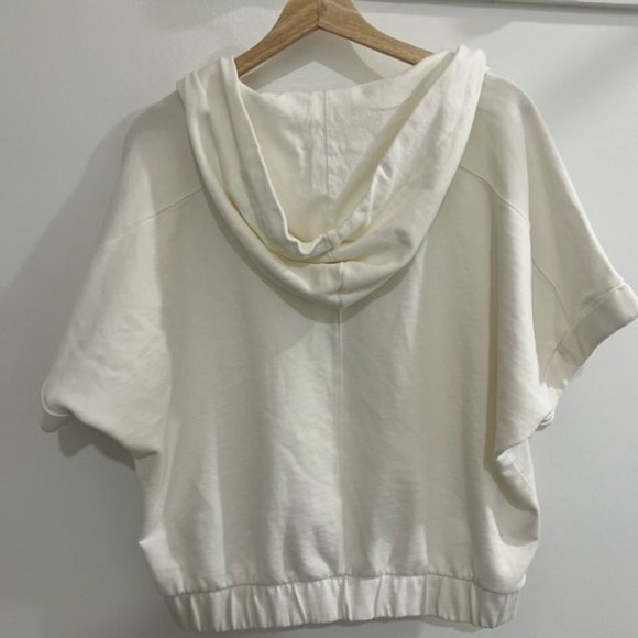 Anthropologie Maeve Hooded V neck Sweatshirt pullover hoodie - Picture 3 of 8